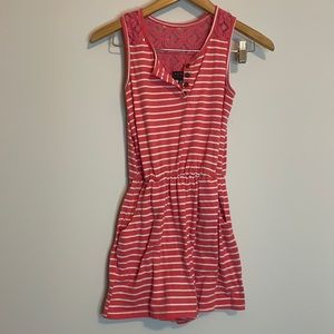 Pink Striped Kids Romper